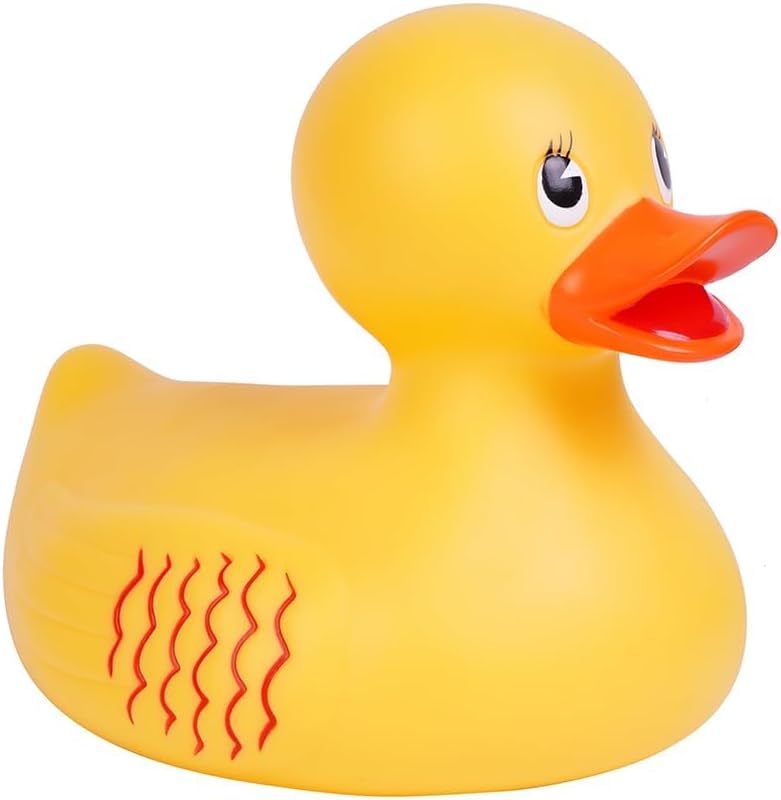 Nuwani 3.3 Inch Patriotic Rubber Ducks for Jeeps That Float Upright, No Hole, American Flag Bath Rubber Duck Toys for Adults and Kids, and Baby Shower Bath Toy