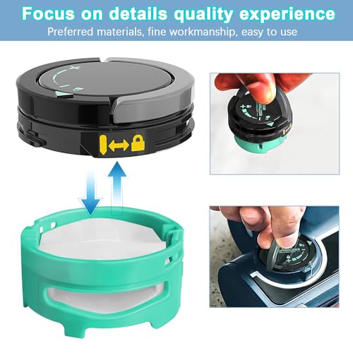 4 Pieces for Shark Deodorant Box (Original Flavor), Vacuum Freshener for Shark, Compatible with Shark Aromatherapy Replacement Filter Element for Az3002, Hz3002, Iz862h, Iz562h, 1541fc3000