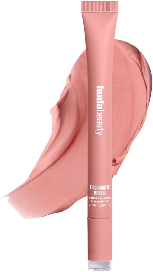 Huda Beauty Liquid Matte Mousse (Warm Brown,7.5ml) Matte Finish, Liquid Formula - She Fire