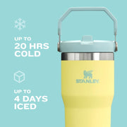 Stanley IceFlow Stainless Steel Tumbler with Straw - Vacuum Insulated Water Bottle for Home, Office or Car - Reusable Cup with Straw Leakproof Flip - Cold for 12 Hours or Iced for 2 Days (Rose Quartz)