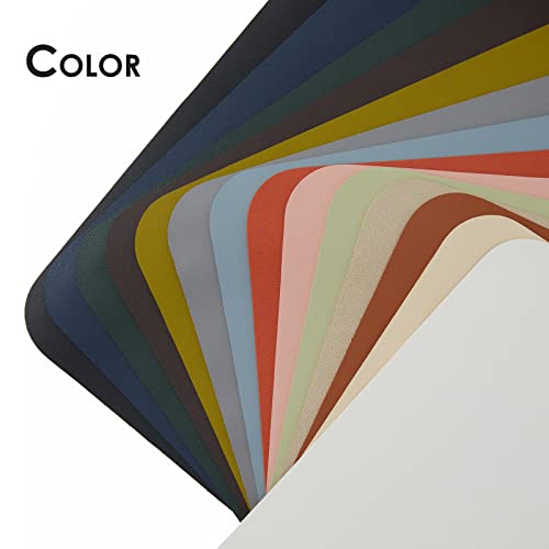 HOMIEAZICOZI Cork Desk Mat - Dual-Sided Desk Pad for Office and Home - Desk Organization and Accessories - Ideal for Large Mouse Pad and Desk Mats on Top of Desks(Gray,36"x 17")