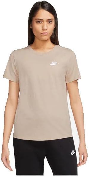Womens NSW CLUB T-shirt - SANDDRIFT/(WHITE)