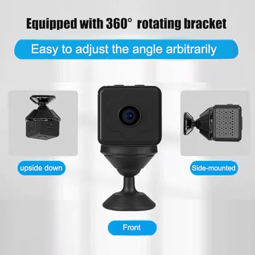 GOWENIC Cordless Wi Fi Small Camera, Indoor Security Camera with Phone APP, Night Version, 2 Way Talk, Motion Detection, Mini Camera