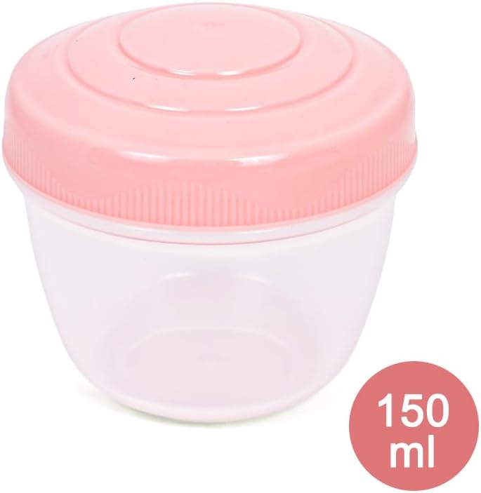 3/4/5 Compartment Convertible Bento Lunch Box with Gravy Bowl, Pink