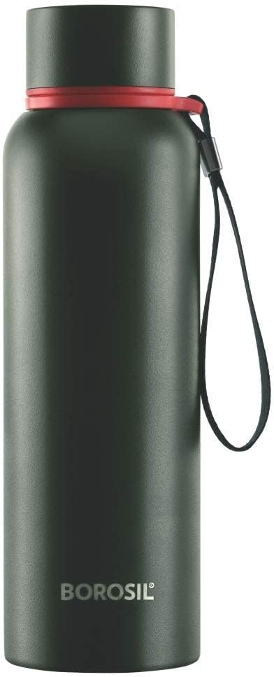 VACUUM INSULATED COPPER COATED INNER TREK Water BottleSports BottleYoga BottleOutdoorPortableLeak ProofReusableWater Bottle BLACK, 700ML, BT700BLK104 - 700 ml Green