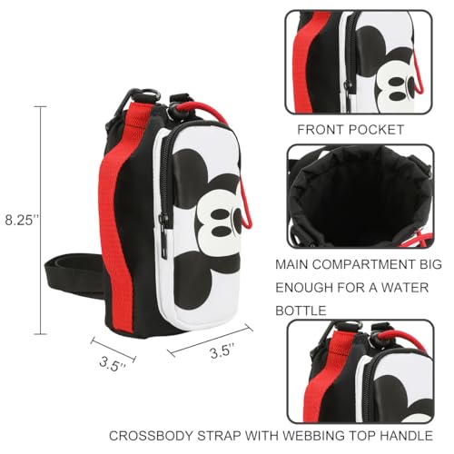 Mickey Mouse Close-Up 8.25 Hydration Sling Bag, Black, OSFA