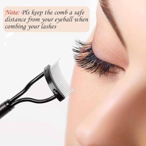 Khazna Women Beauty Eyelashes Separator Comb Eye Lash Brush Makeup Tool Useful and Nice,Eyelash Comb Separator, Eye Lash Separator Eyelash Definer Mascara Comb Applicator