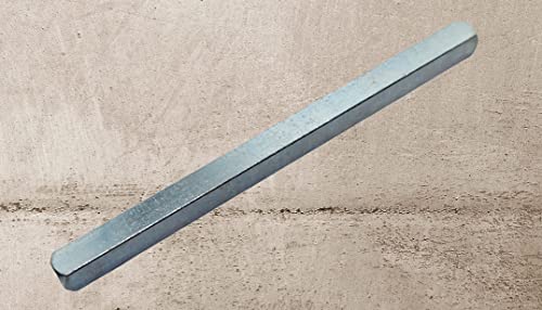 Universal Hardware 5mm x 160mm Bathroom Plain Bar Steel Spindle Door Windows Handle Spindles Silver Finish Sizes from 50mm to 160mm (Pack of 1)