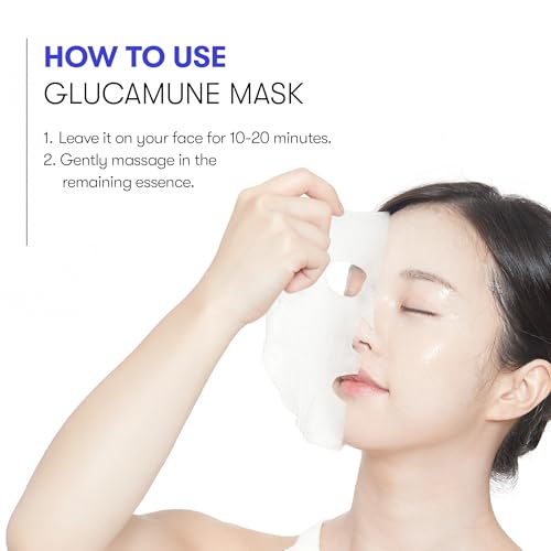 VT COSMETICS Glucamune Mask | Vegan mucin, Soothing & Calming, For All Skin Types10pcs