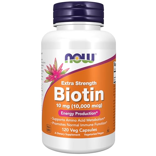 Now Foods Biotin 10,000Mcg Extra Strength Vcaps 120'S New