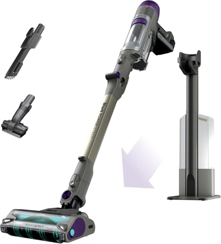 Shark PowerDetect Clean & Empty Cordless Pet Vacuum Cleaner, 70 Minutes Run-Time, Mocha Grey/Brass, IP3251MET