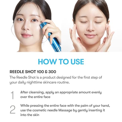 VT COSMETICS Hydrop Reedle Shot 100hL | Hyaluronic Acid Microneedling Serum, Intensive Hydrating & Moisturizing Exosome, Soft & Glass Skin, Korean Skin Booster1.69 Fl Oz.(50ml)