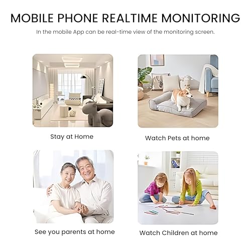 Indoor Security Camera for Home - Video Calling Smart 360 Camera Baby Monitor CCTV Camera for home wireless with audio - Wifi Camera - Spy Camera - Hidden Camera for Home Camera - Baby Camera