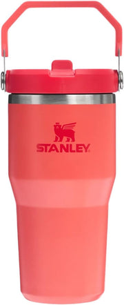 Ice Flow GO 600ml/20oz Flip Straw Wtr Btl Hot Coral