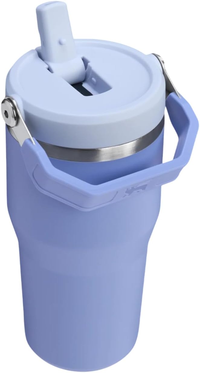 Ice Flow GO 600ml/20oz Flip Straw Wtr Btl Hydrangea