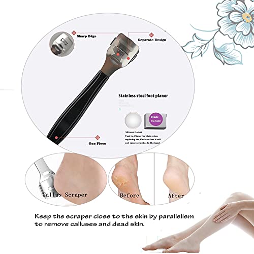 MINKINH Professional Pedicure Kit, 26 in 1 Stainless Steel Foot Care Tools With Foot File and Callus Remover for Men Women Travel