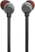 JBL Tune 110 Wired In-Ear Headphones, Deep and Powerful Pure Bass Sound, 1-Button Remote/Mic, Tangle-Free Flat Cable, Ultra Comfortable Fit - Black, JBLT110BLK