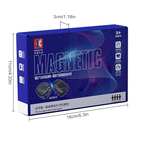 ORCHID M® Magnetic Board Games, Magnetic Chess Game with Sponge Groove/Rope, Portable Magnetic Battle Chess with Storage Bag, magnetic Game for Party, Gift for Kids