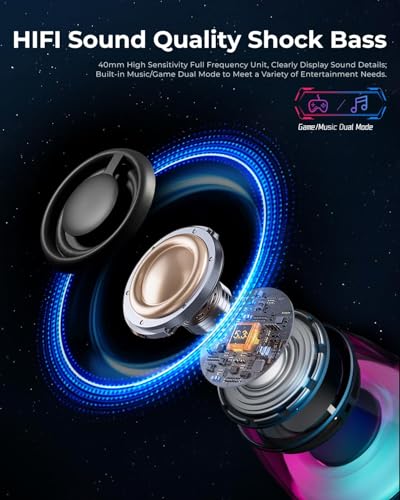 Magnetic Bluetooth Speaker, Portable Bluetooth Speaker with RGB Light, Waterproof Wireless Speaker, Phone Stand for iPhone 16/15/14/13/12 Series, Small Speaker for Shower, Outdoor, Birthday Gift