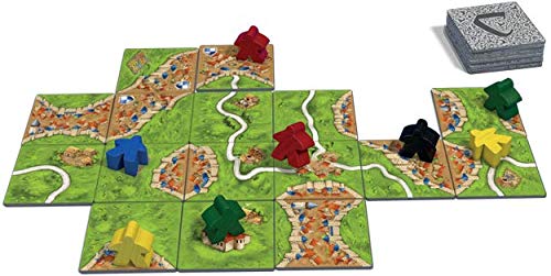 SuperHeated Neurons Carcassonne | 2-5 Players | Official Version | English and Arabic Language | Family Game For Ages 7+ | Board Game - Strategy | Original Made In Germany