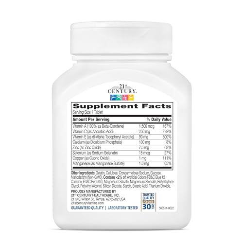 21st Century Ace Antioxidant - 75 Tablets