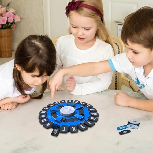 Words Game, Quick Word Think Alphabet Letters Games with Timer Stop for Family Party, Letter Pressing Categories Fast Boardgame for Adults Kids,Learning Game Great for All Ages