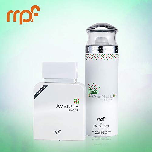 Mpf Avenue Blanc Perfume Gift Set For Men, Eau De Parfum, 100 ml + Deodorant, 200