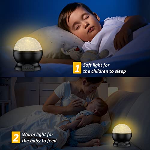 Dinosaur Toys for 3-5-7 Year Old Boys Dino Kids Toys,2 in 1 Night Light with Projector&360Â° Rotation,Boy Toys for Kids Birthday Party Easter Xmas Christmas Gifts Toddler Toys for Boys Age 2-14 (Black)