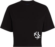 Women's Slim V-Neck Tee T-Shirt - Black