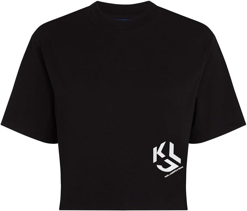 Women's Slim V-Neck Tee T-Shirt - Black