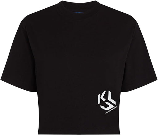 Women's Slim V-Neck Tee T-Shirt - Black