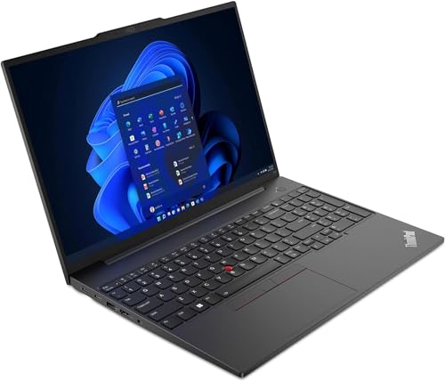 Lenovo ThinkPad E16 Business Laptop 16.0" IPS FHD+ Display (Intel 13th Gen i5-1335U, 16GB RAM, 512GB SSD, Fingerprint Reader, Thunderbolt 4, FHD Webcam, WiFi 6, Win 11P)