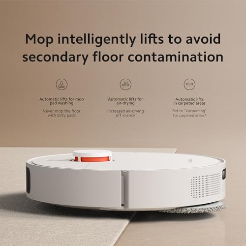 Xiaomi Robot Vacuum X20+ with 6000Pa Suction, All-in-One Station—Auto Mop washing and drying、Auto Self-Emptying, Carpet Detection, LDS Navigation, 140min Runtime, App Control，Alexa/Google Assistant