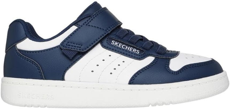 Boy's Quick Street Sneaker - NAVY WHITE