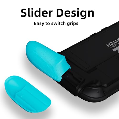 Savage Raven by Skull & Co. NeoGrip for Nintendo Switch 2: An Ergonomic Grip Hard Shell Handheld Case with Replaceable Grips [to fit All Hands Sizes] [No Carrying Case]- Black