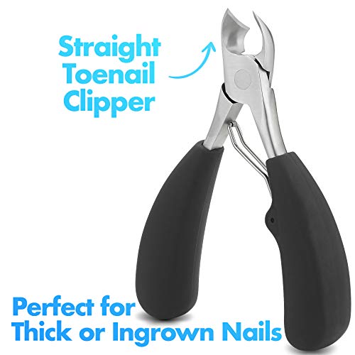 MEDca Precision Toenail Clipper Tool Premium Ingrown Toenail Cuticle Remover Trimmer Thick Toenails Nipper, Surgical Grade Stainless Steel Nail Foot Treatment for Grooming Nail Care, Pedicure Tools