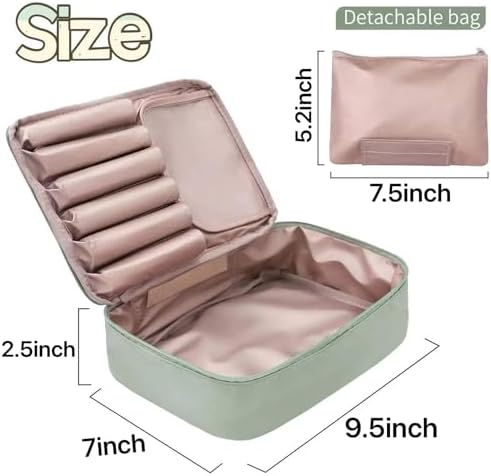 Queboom Travel Makeup Bag Cosmetic Bag Makeup Bag Toiletry bag for women and girls