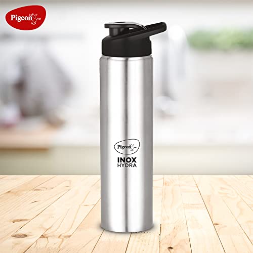 Pigeon by Stovekraft Stainless Steel Inox Hydra 1000 Drinking Water Bottle 900 ml - Silver (Pack of 1)