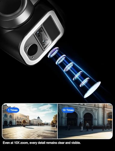 4G and WIFI Solar Security Cameras Wireless Outdoor, 4K 8MP 4G and WIFI Dual Lens Solar Camera, Full Color Night Vision Home Security Camera, 2 Way Talk, Humanoid Tracking