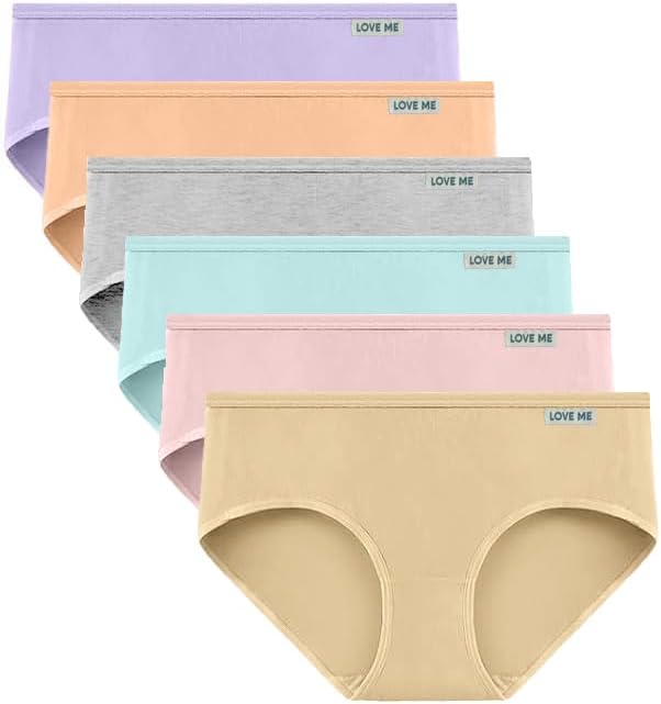 Premium Cotton Four-way stretch Panties - MULTIPACK - Regular and Plus Sizes - Classic Briefs for Women