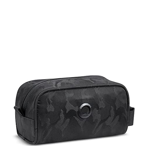 Delsey Paris PICPUS 1 CPT MEN POUCH BLACK CAMOUFLAGE, Black Camouflage, Minimal