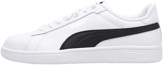 Smash V2 Low-Top mens Sneakers - PUMA White-PUMA Black-PUMA Gold