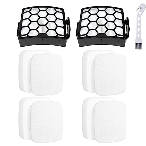Rebirthcare nz690uk nz690ukt filter for shark powered lift-away nz690uk nz690ukt nz690uktdb nz690amzukt anti hair wrap pet model upright vacuum cleaner hepa filter foam felt filter replacement