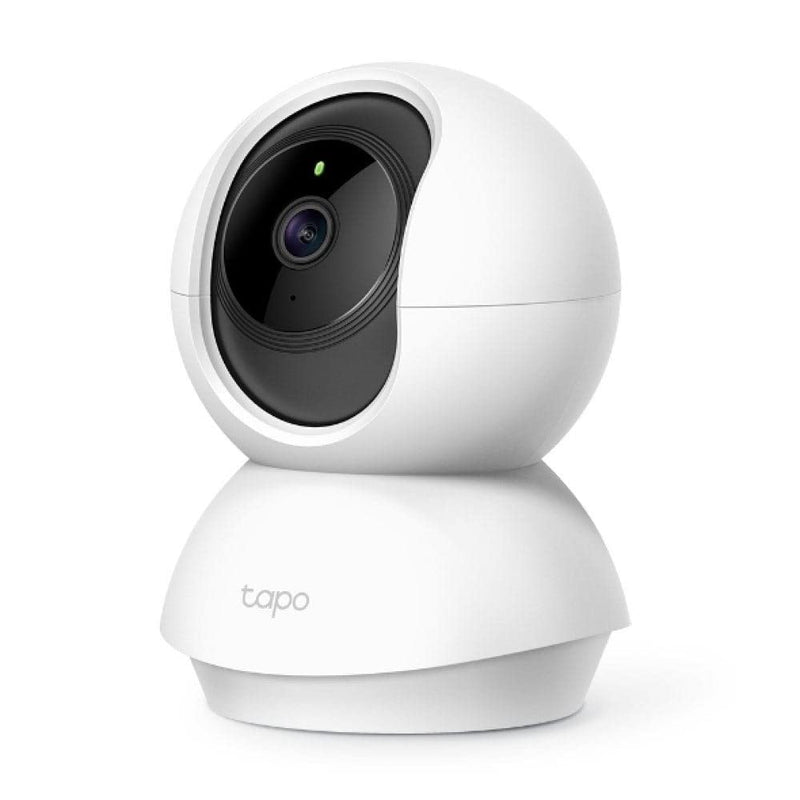 TP-Link 3MP Indoor Wi-Fi Camera (2K), Surveillance Camera, Night Vision, Real Time Notifications, Cloud Storage and MicroSD up to 256GB, Works with Alexa and Google Assistant (Tapo C210), bianco
