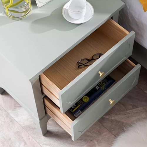 QOGRISUN 10-Pack Solid Brass Cabinet Knobs, 1-5/16-Inch Diameter, Round Gold Dresser Drawer Pulls Handles, Modern Kitchen Hardware, Brushed Brass Finish