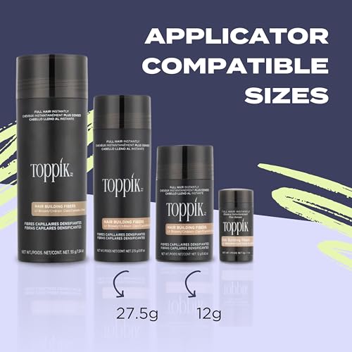 Toppik Hair Perfecting Duo Tool Kit 2-Piece Kit Includes Spray Applicator and Hairline Optimizer for Precise Application of Toppik Hair Building Fiber