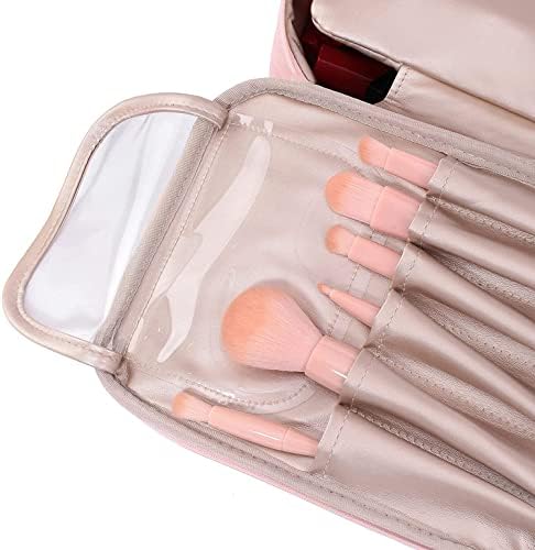 ELECDON Makeup Bag Toiletry Bag with Inner Pouch - Makeup Organizer Bag Travel Make up Bag Large Cosmetic Bag Case for Women and Girls (Baby Pink)