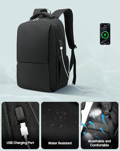 Besttravel Laptop Backpack Men's Work for 15.6 Inch Notebook, Water-Repellent School Backpack for Work, Outdoor, Travel, Camping