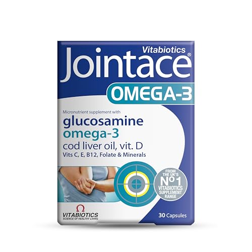 Vitabiotics Jointace Omega 3 Cod Liver Oil Glucosamine, 30 Capsules