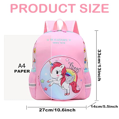 BananaHome Toddler Backpack Kids Cute Cartoon Schoolbag Lightweight Bookbags Daypack School Backpack with Adujustable Strap Small Preschool Daycare Bag for 3-6 years old Girls Boys Gifts